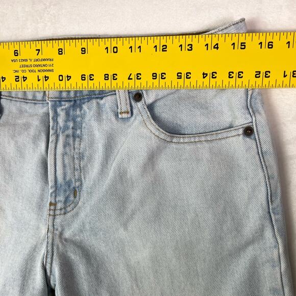 Lee Jeans Womens 11 Blue Flare leg Light Wash Denim Vintage Y2K - Picture 6 of 14
